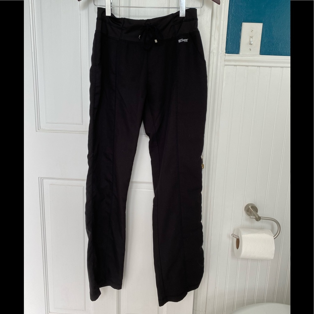 Black scrub pants